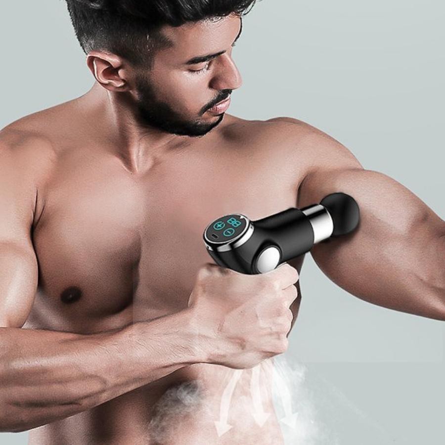 Mini Massageador Muscular Profissional Recarregável Silencioso - Imagem 5