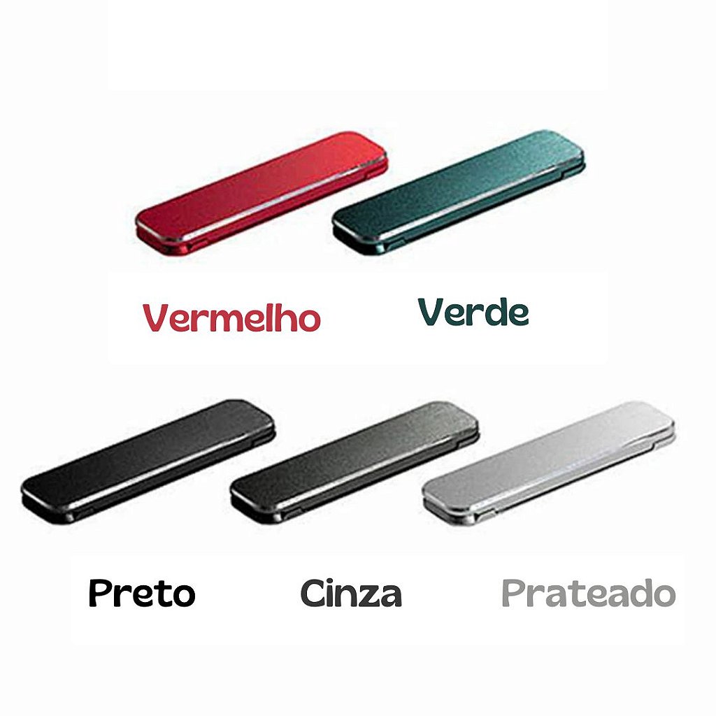 Suporte De Celular Dobrável Portátil De Alumínio Compacto Universal - Imagem 6