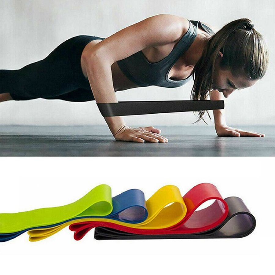 Kit Faixa Elástica Band Extensor 5 NÍveis Resistance Belt - Imagem 6