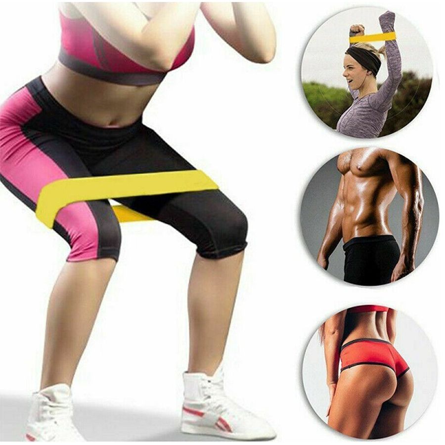 Kit Faixa Elástica Band Extensor 5 NÍveis Resistance Belt - Imagem 7