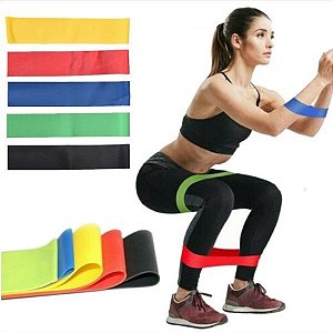 Kit 3 Faixas Elásticas De Exercício Hip Resistance Bands - Imagem 6