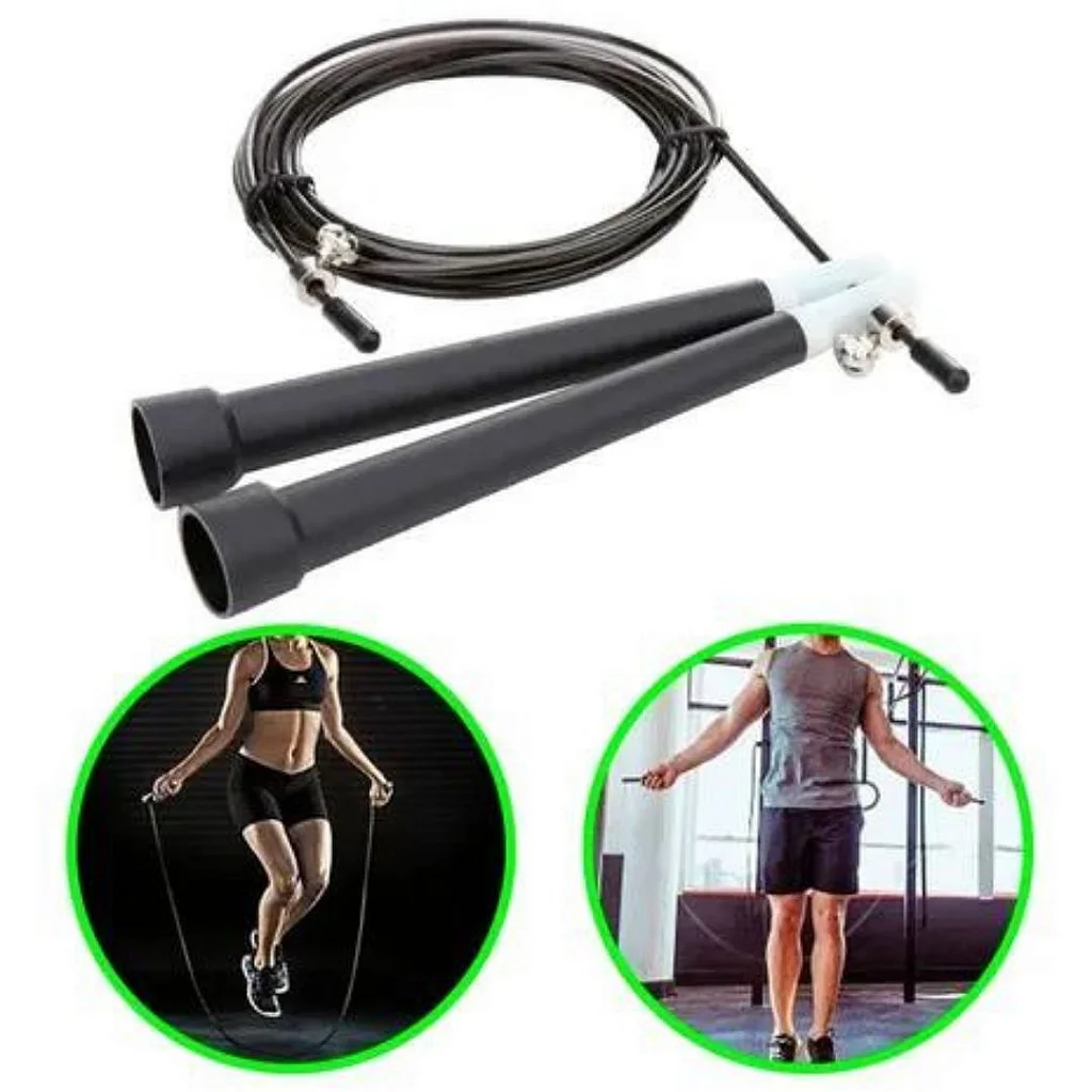 Corda De Pular Ajustavel Profissional Crossfit Speed Rope - Imagem 4