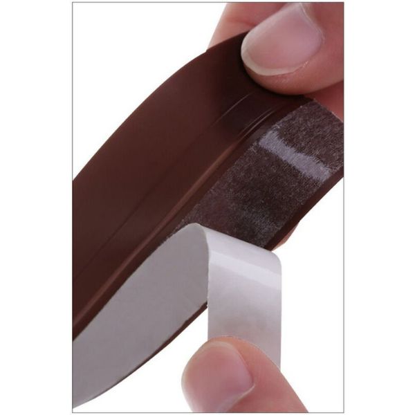 Ultra Fita De Silicone Para Vedação De Porta 5 Metros Marrom - Imagem 4