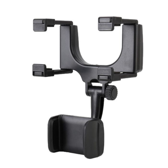 Suporte Veicular Retrovisor De Carro Celular Smartphone Gps - Imagem 3