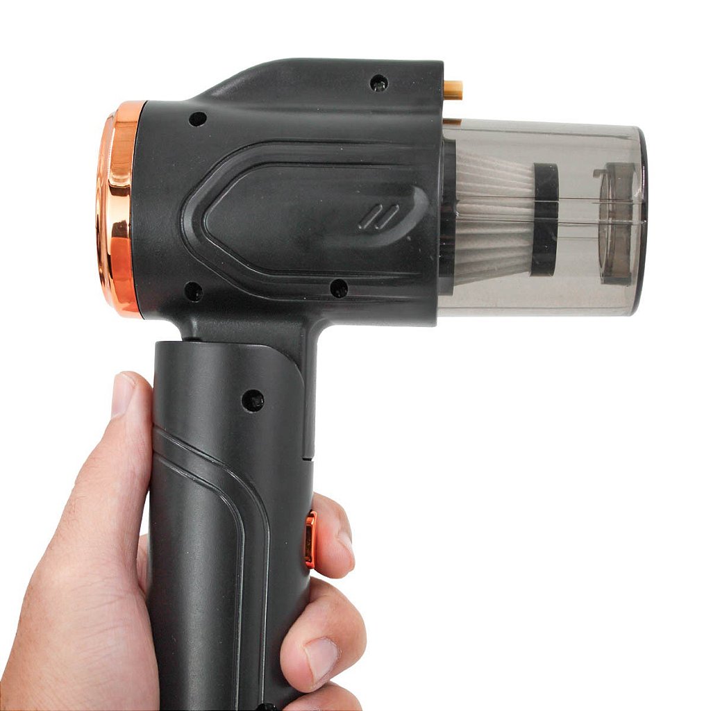 Mini Aspirador De Pó Portátil Vertical USB Recarregável 2 Em 1 - Imagem 5