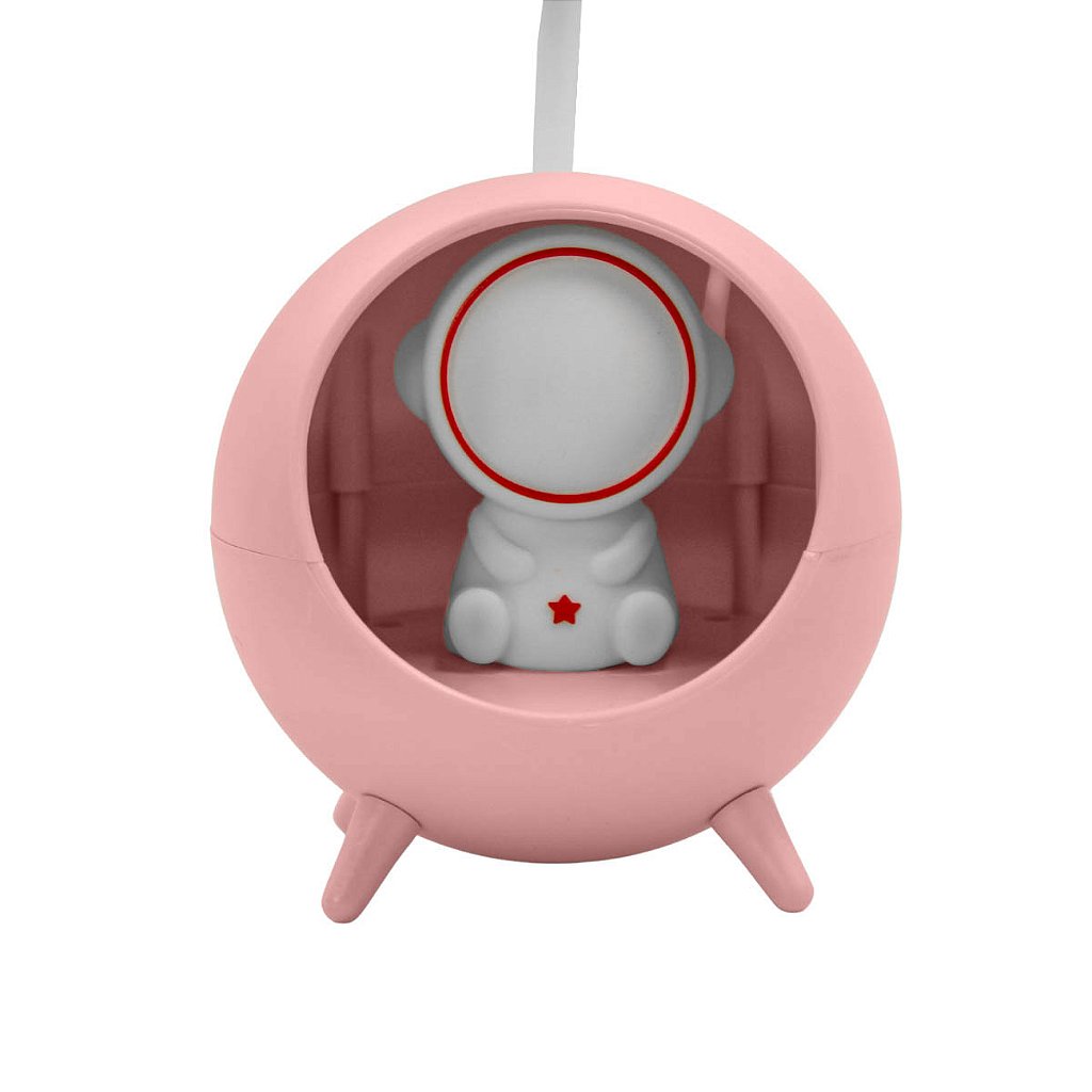 Luminária De Mesa Decorativa Articulável P/ Leitura Astronauta - Imagem 4