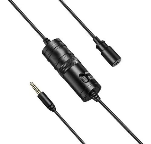 Microfone Omnidirecional Lapela Entrevista Apresentações - Imagem 2