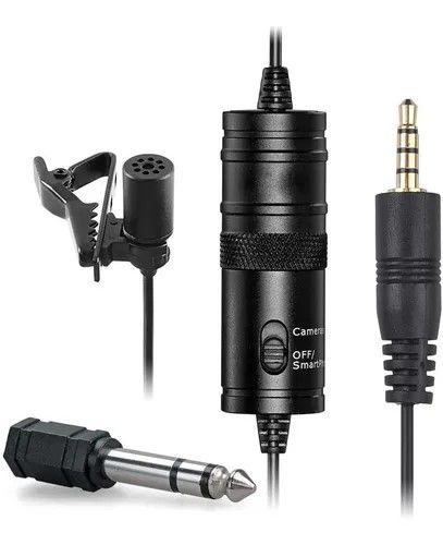 Microfone Omnidirecional Lapela Entrevista Apresentações - Imagem 4
