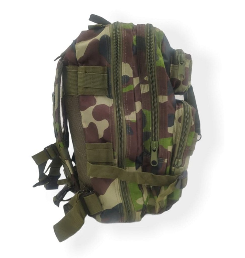 Mochila Tatica Militar Assalt 30l 3d Verde Camuflada Padrão - Imagem 3
