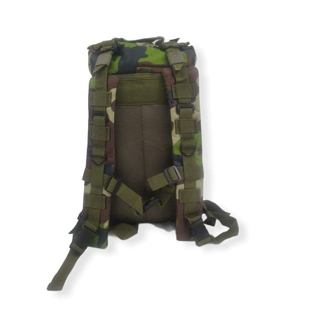 Mochila Tatica Militar Assalt 30l 3d Verde Camuflada Padrão - Imagem 2