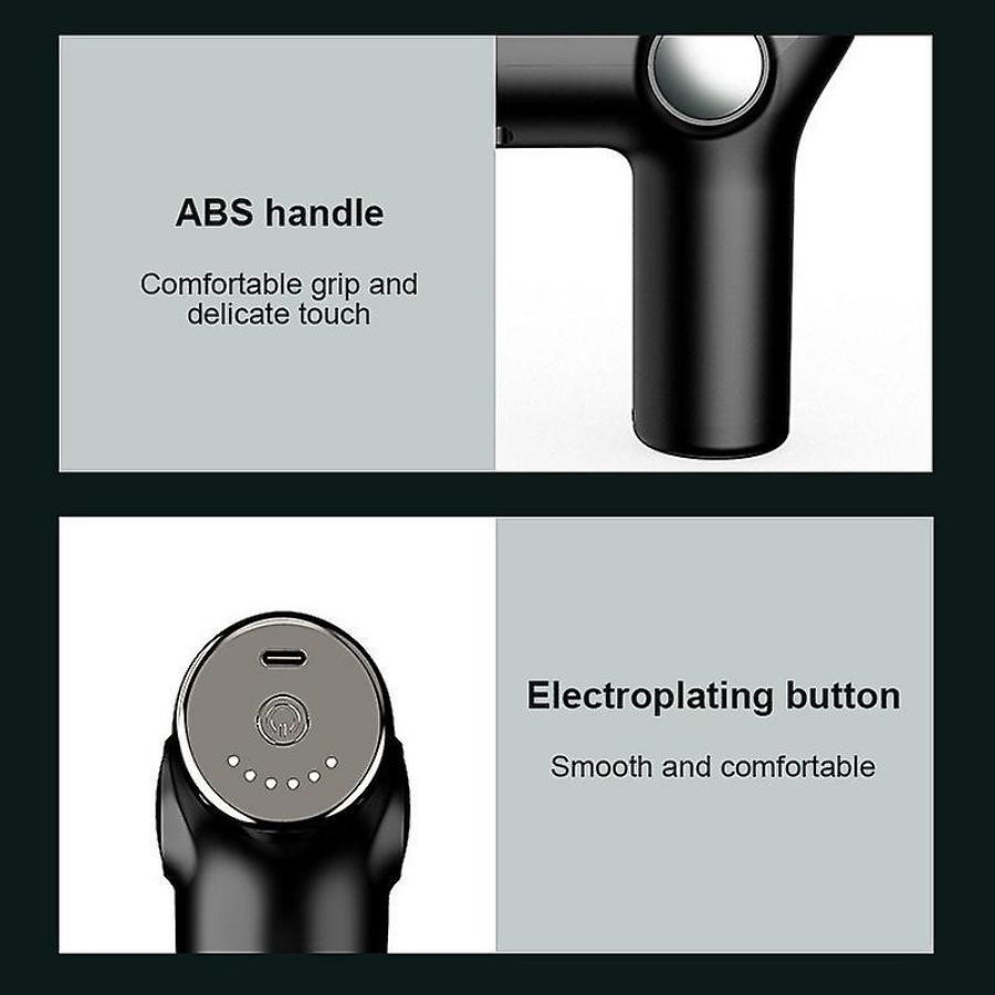 Mini Massageador Muscular Profissional Recarregável Silencioso - Imagem 4