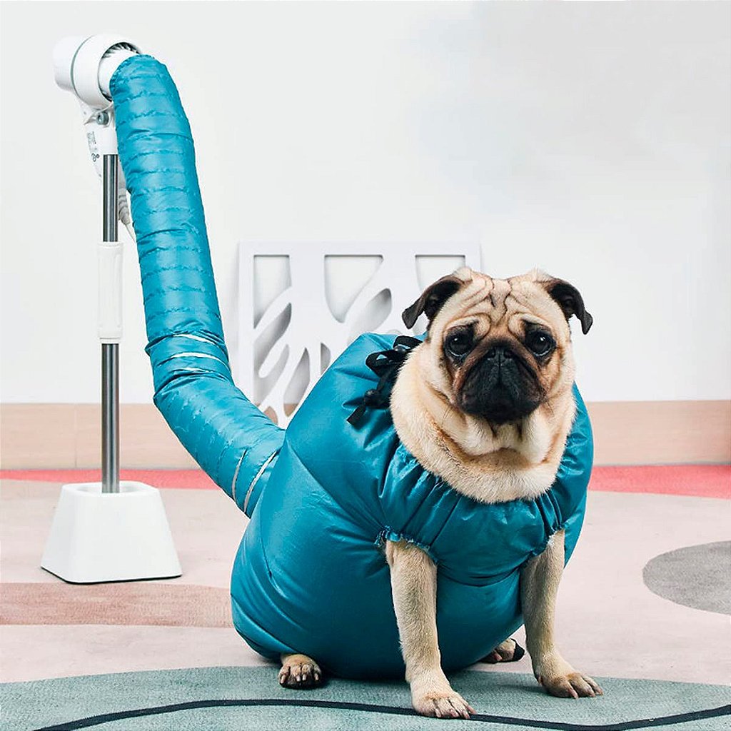 Capa De Secagem Rápida Petshop Saco Para Secador Tamanho L - Imagem 6