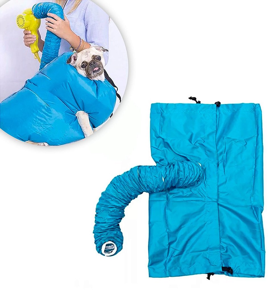 Capa De Secagem Rápida Petshop Saco Para Secador Tamanho L - Imagem 5