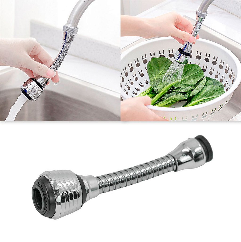 Extensor Adaptador Para Torneira Flexível Bico Arejador - Imagem 5
