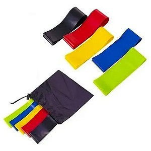 Kit 3 Faixas Elásticas De Exercício Hip Resistance Bands - Imagem 7