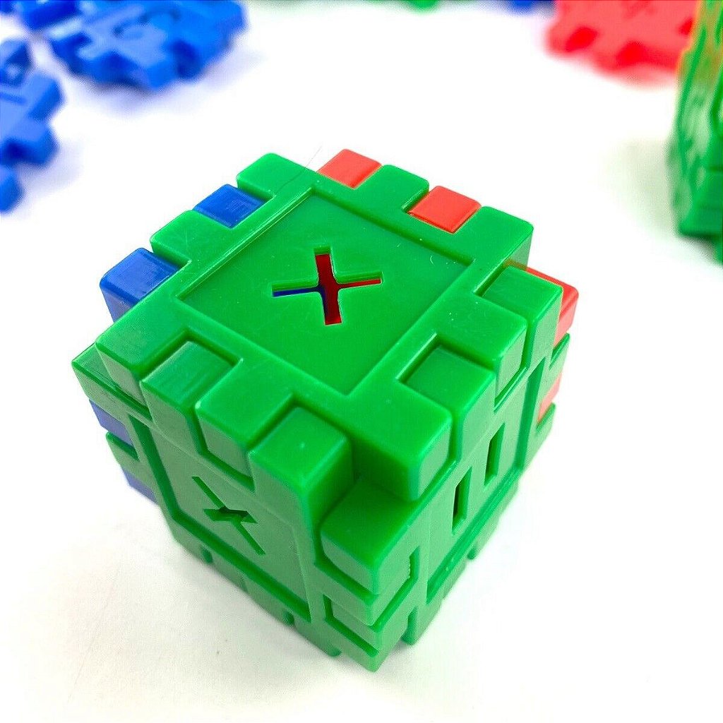 Brinquedo De Montar Blocos Infantil Números Coloridos - Imagem 7