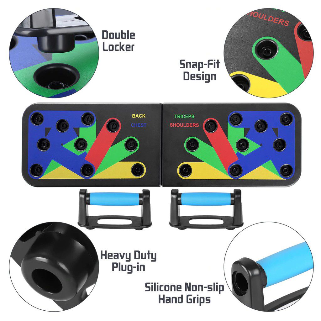 Prancha Para Flexão Multifuncional Treino De Resistência - Imagem 3