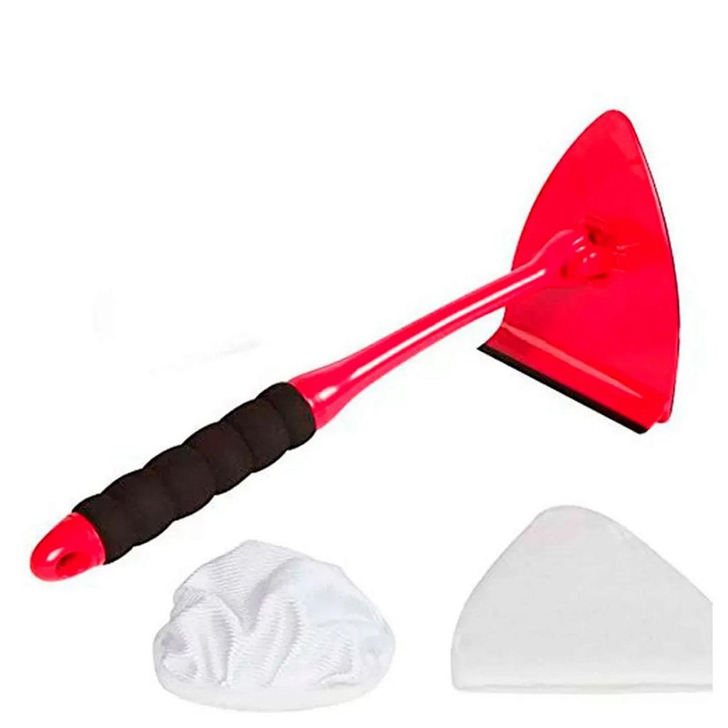 Kit de limpeza Escova Rodo Magico 360° Limpa Vidro Espelho Janela - Imagem 2