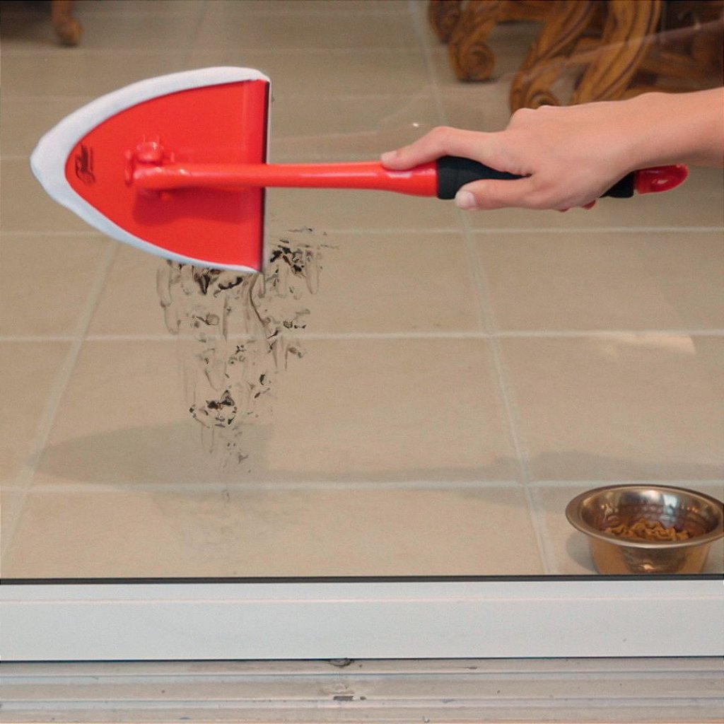 Kit de limpeza Escova Rodo Magico 360° Limpa Vidro Espelho Janela - Imagem 5