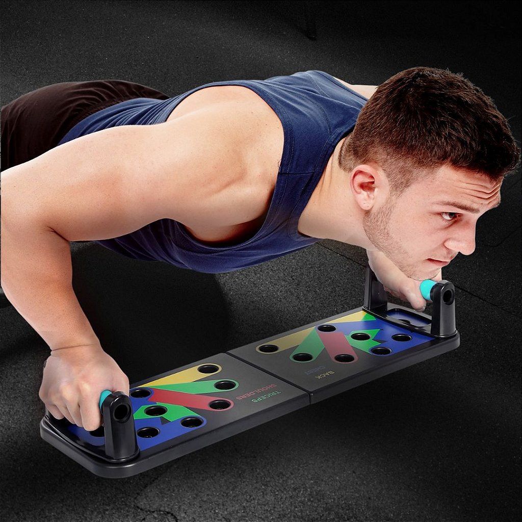 Prancha Para Flexão Multifuncional Treino De Resistência - Imagem 5