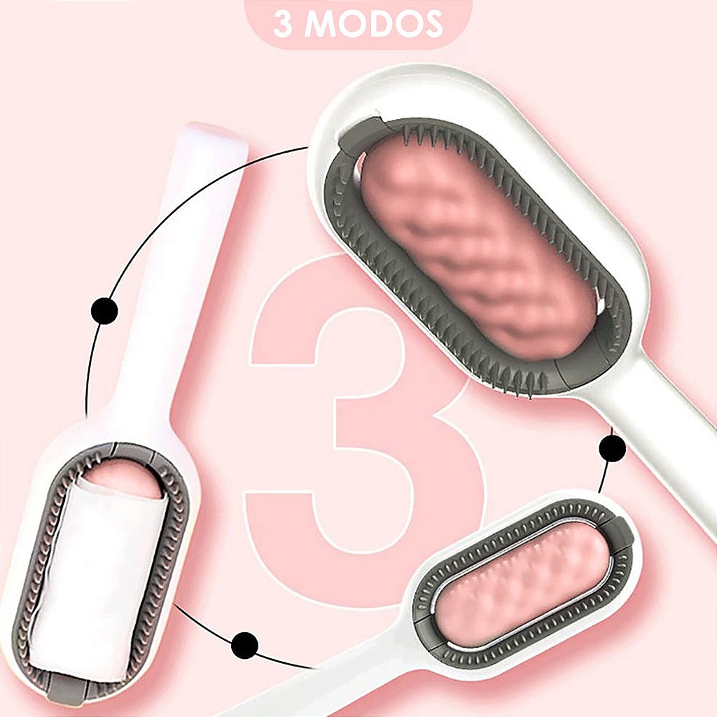 Escova Removedora Tira Pelos 3 em 1 - Imagem 3