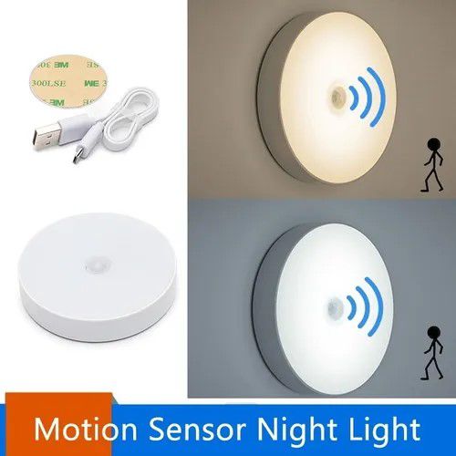 Luminária Led Com Sensor De Movimento Sem Fio Recarregável - Imagem 2