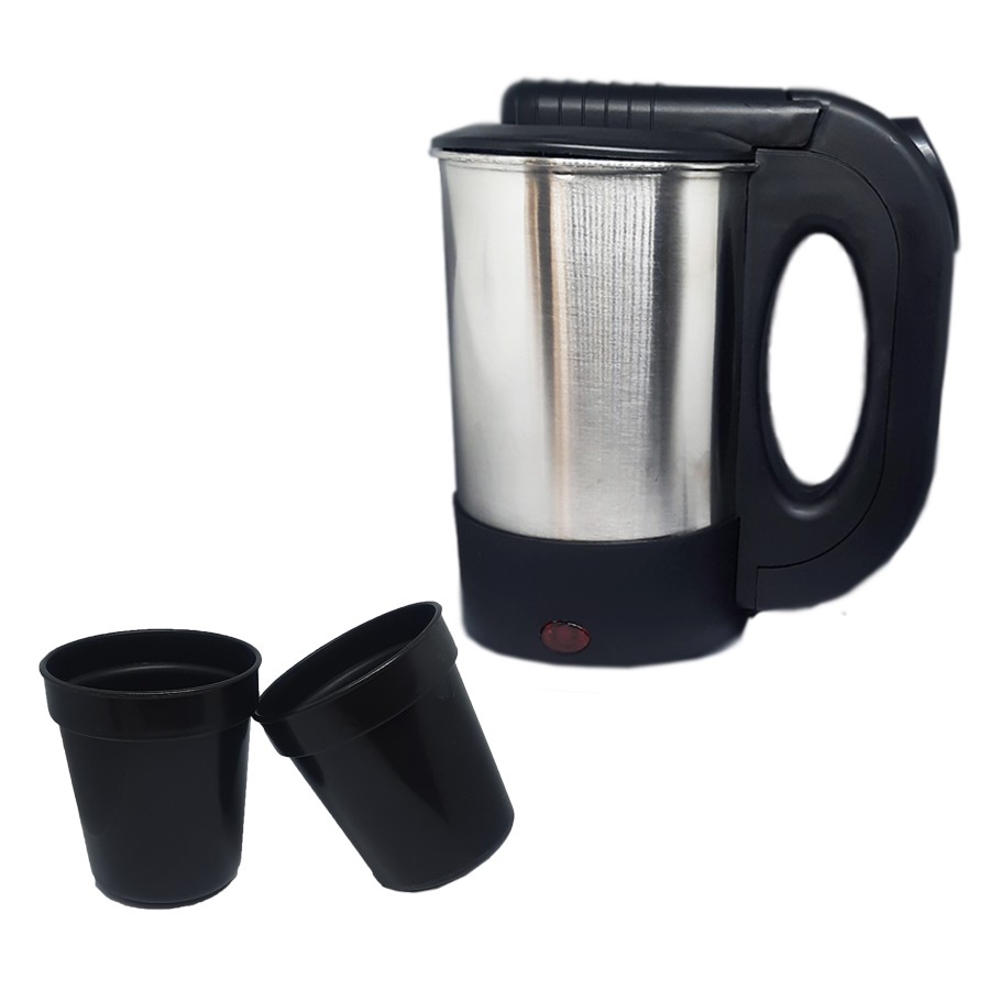 Chaleira Elétrica Portátil 12v Carro Chá Café Inox 500 ml - Imagem 4