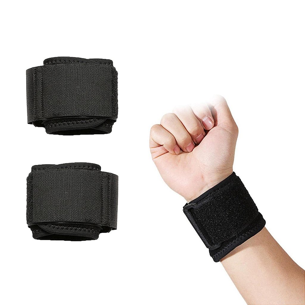 Munhequeira Para Tendinite Ortese Ajustável Pulso Neoprene Unissex - Imagem 5