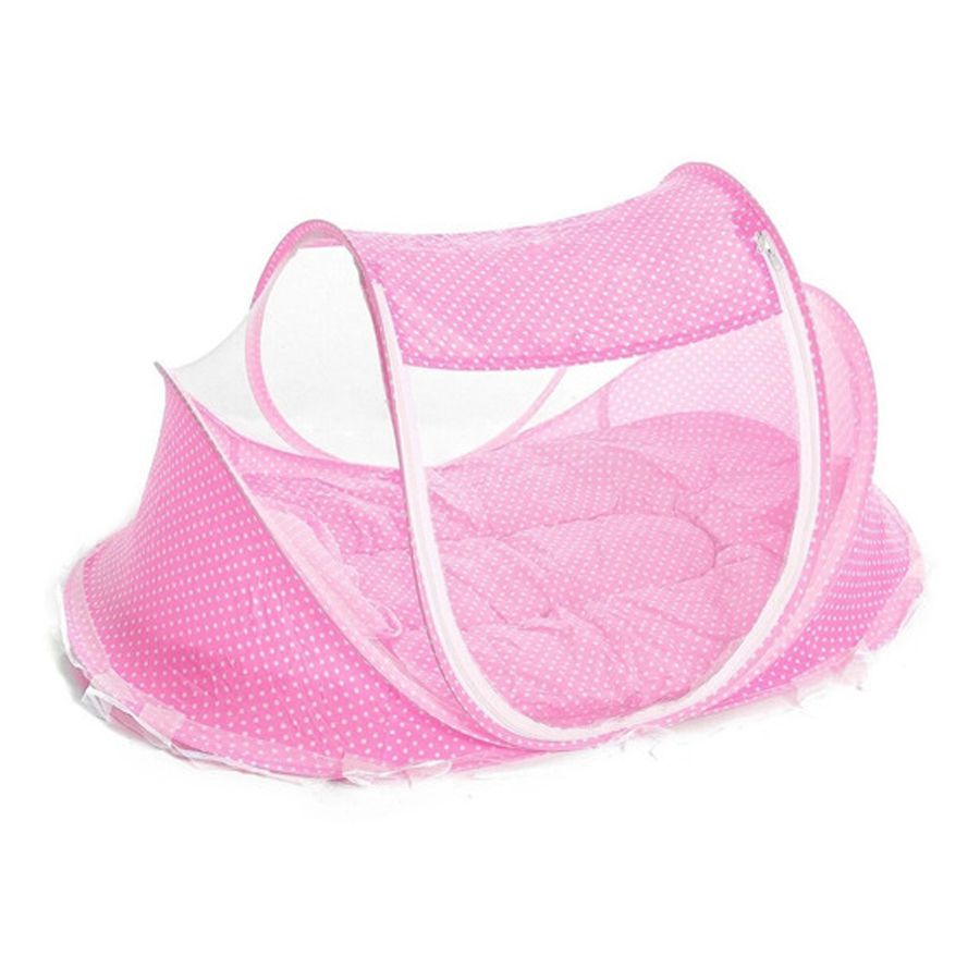 Berço Mosquiteiro Portátil Compacto com Zíper Proteção Bebê Toca Musica - Imagem 3