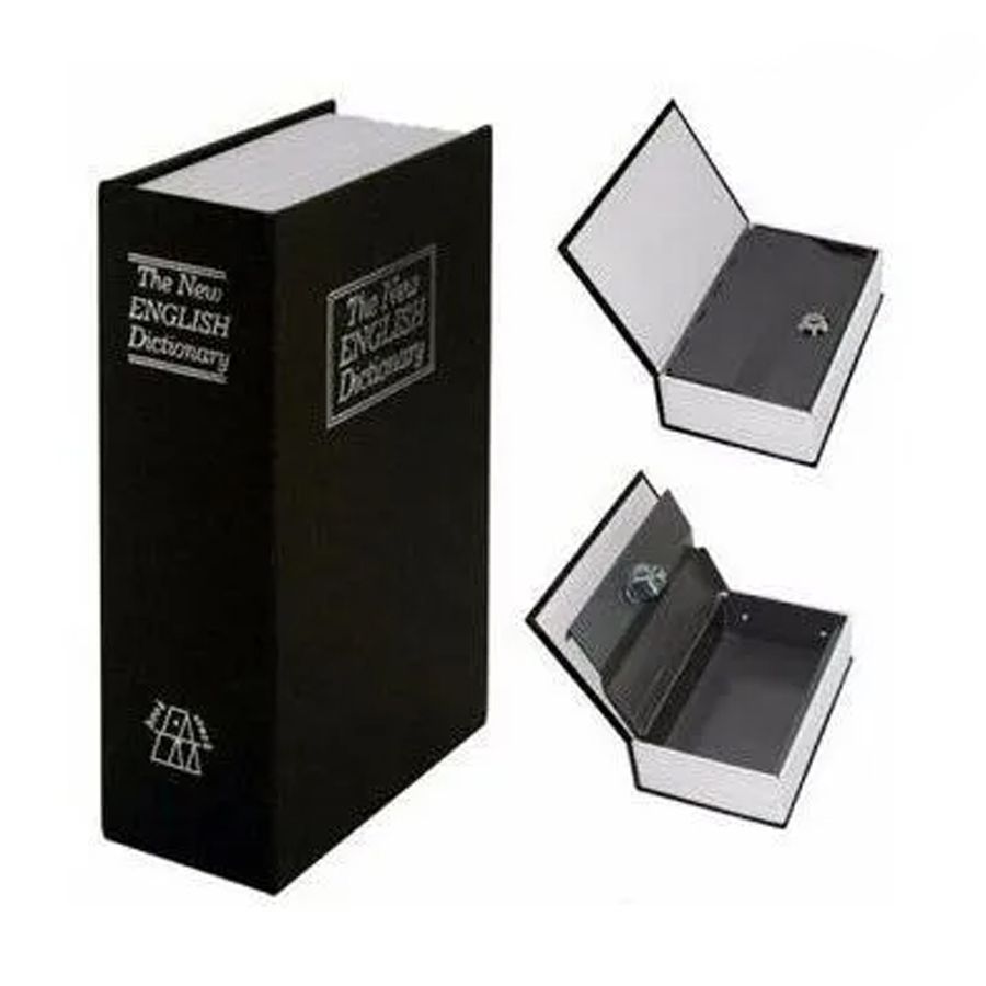 Cofre Livro Formato Dicionário De Inglês Tamanho Pequeno - Imagem 3