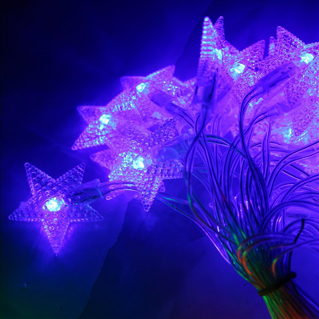 Pisca de LED Rede Com Estrela Na Ponta 120L 3,5x0,5M 8 Modos 110v - Imagem 3