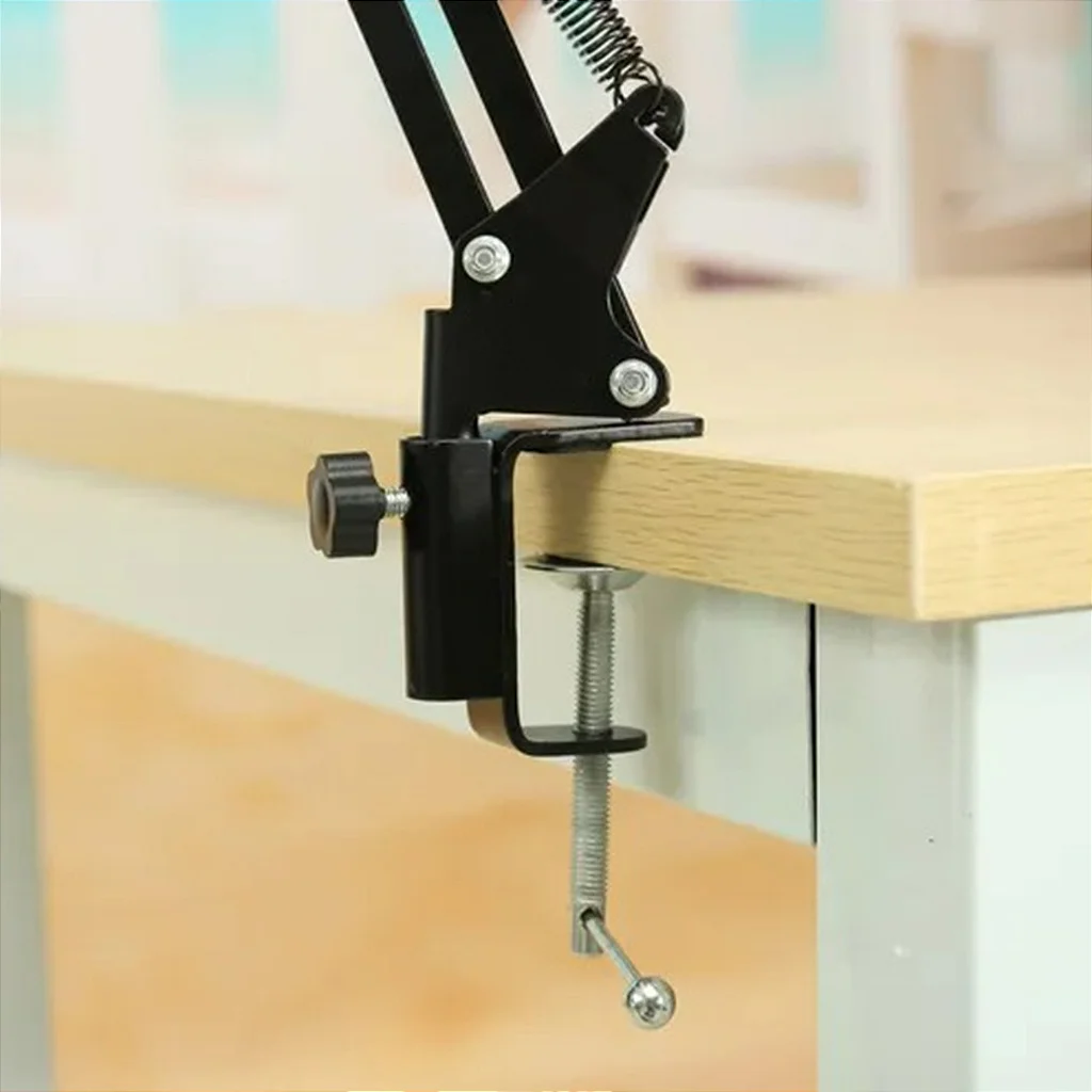 Pedestal Suporte Mesa Braço Articulado Para Microfone Studio - Imagem 9