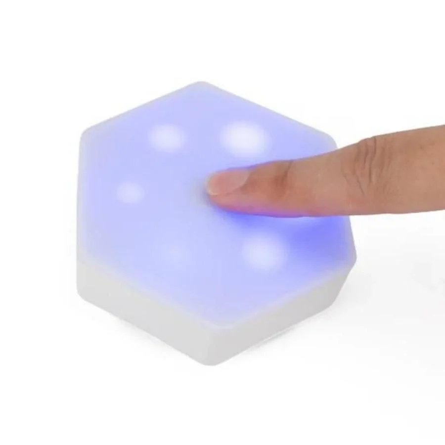 Kit 3 Lâmpadas Luminária Led Sem Fio RGB Touch De Encaixe - Imagem 9