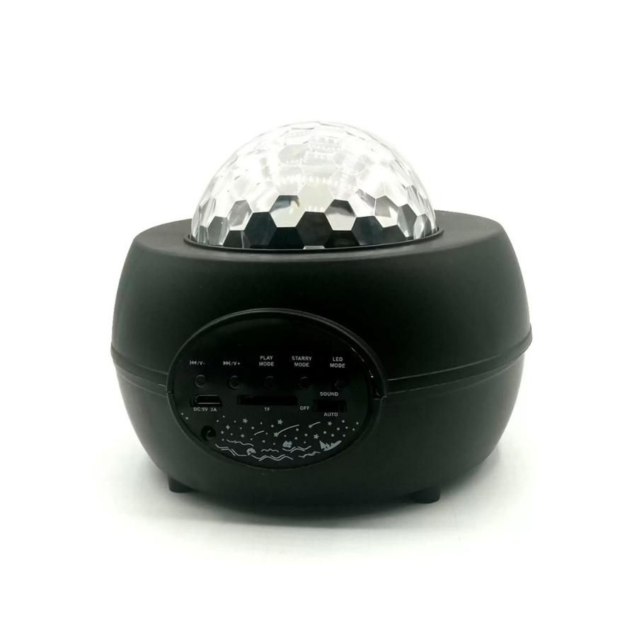 Luminária Abajur Projetor Estrelas Galáxia Caixa De Som Bluetooth RGB - Imagem 6