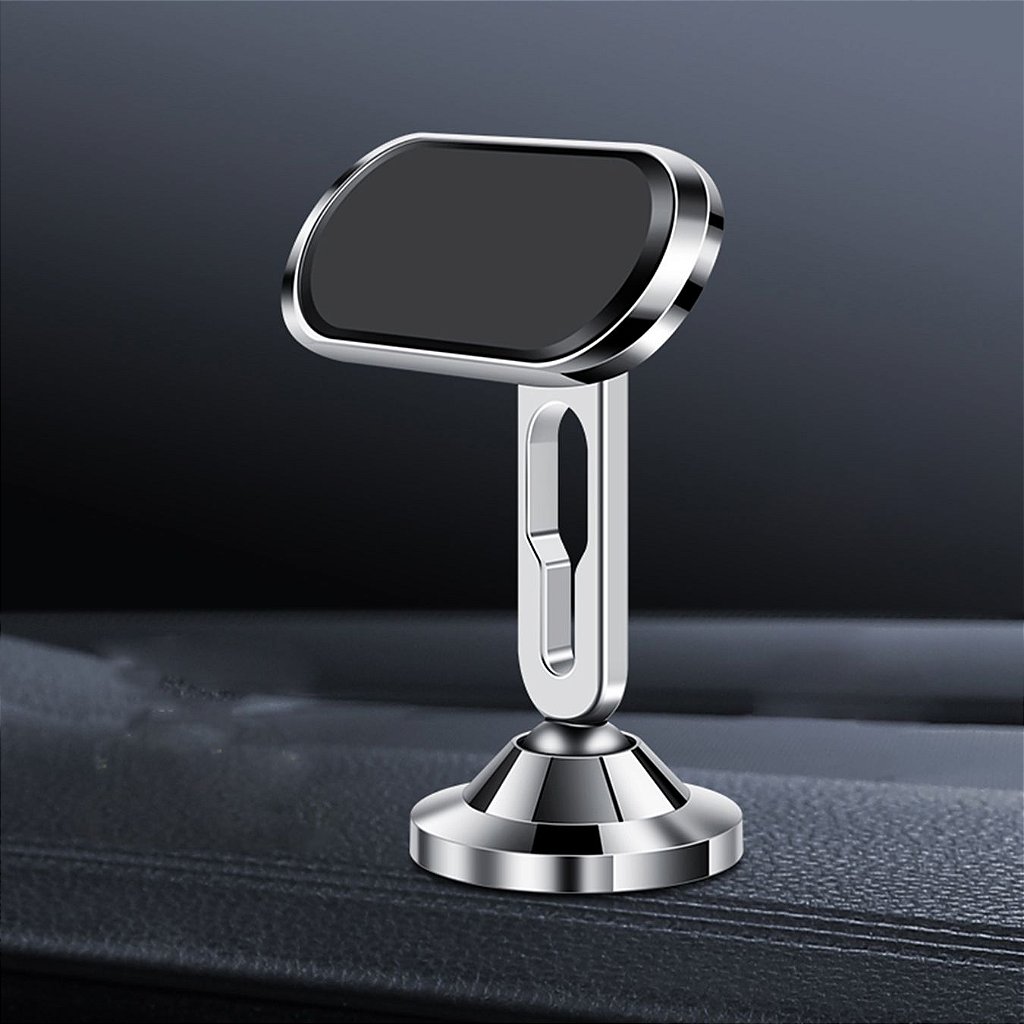 Suporte Celular Automotivo 360° Universal Magnético Para Carro Imã Veicular - Imagem 9