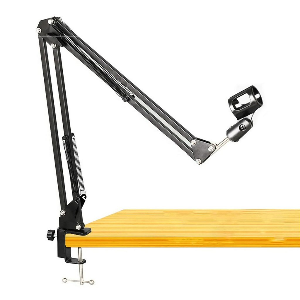 Pedestal Suporte Mesa Braço Articulado Para Microfone Studio - Imagem 7