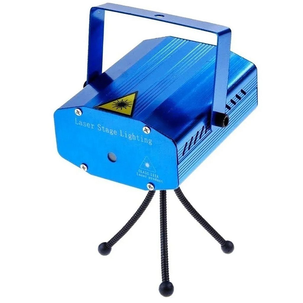 Mini Laser Led Projetor Raio Holográfico Luzes Natal Papai Noel - Imagem 9