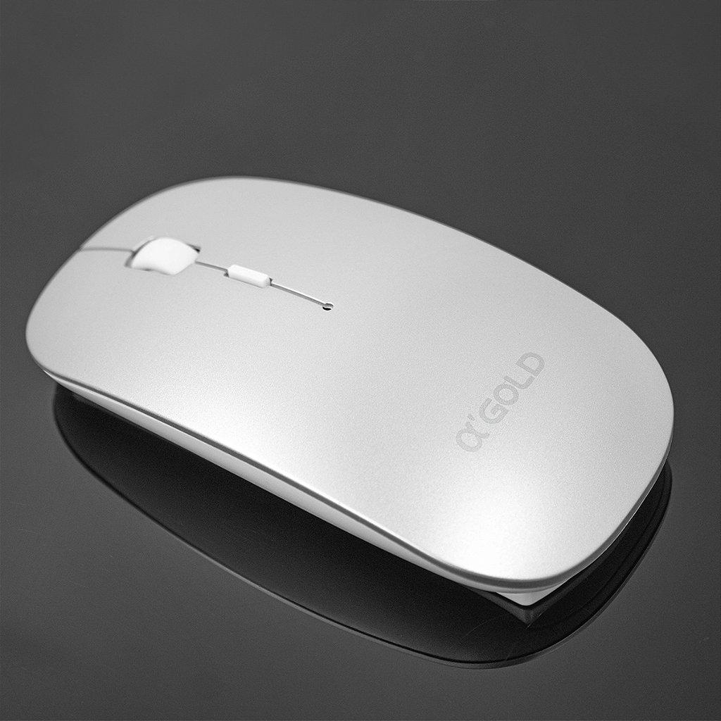 Mouse Sem Fio 2.4GHZ Recarregável USB Ergonômico Wireless AGold - Imagem 4
