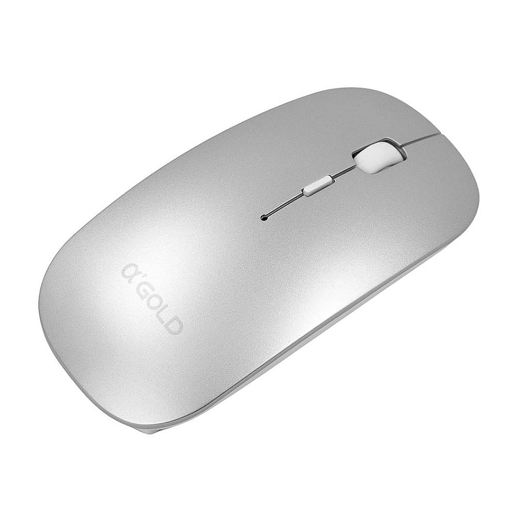 Mouse Sem Fio 2.4GHZ Recarregável USB Ergonômico Wireless AGold - Imagem 9