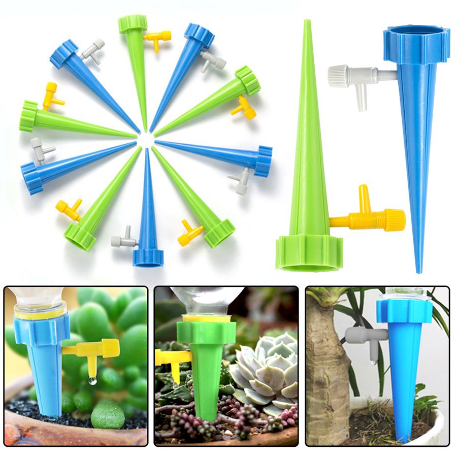 Kit 10 Peças Irrigadora De Planta Conta Gotas Regador Automático Gotejamento - Imagem 7