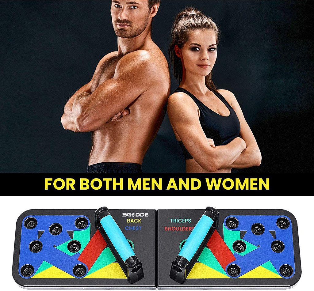 Prancha Para Flexão Multifuncional Treino De Resistência - Imagem 8